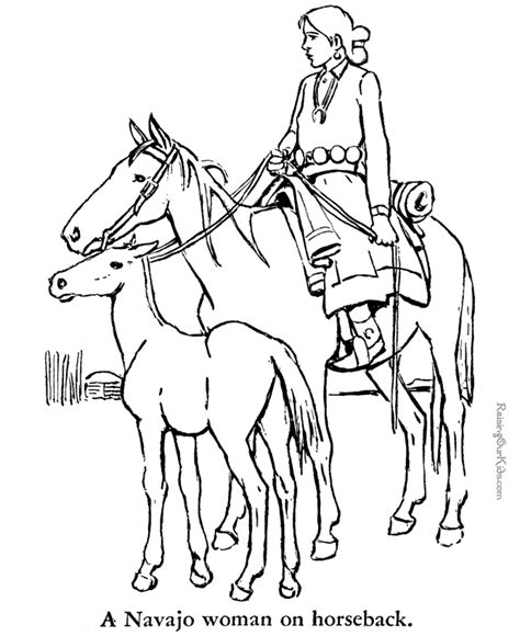 horses animal coloring pages