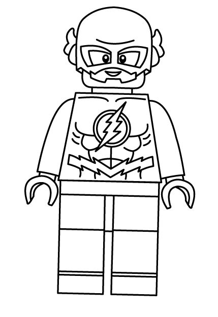 lego flash  print coloring page  printable coloring pages