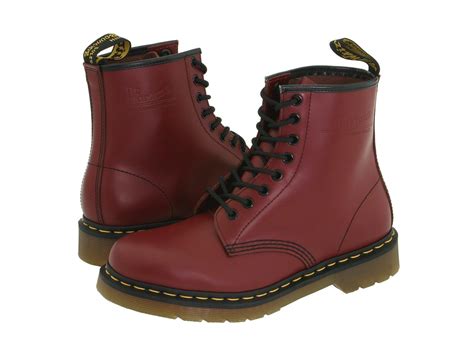 dr martens leather   red save  lyst