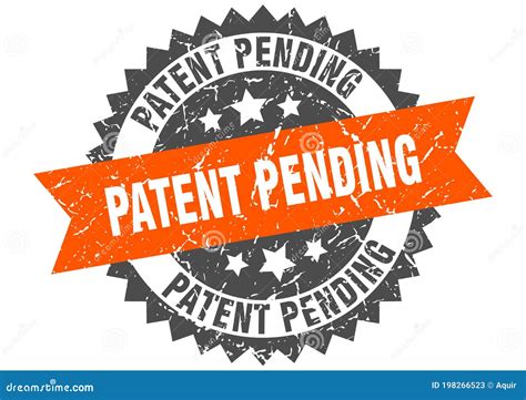 patent pending stamp patent pending grunge  sign stock vector