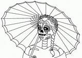 Coloring Pages Dead Dia Los Muertos Skull Printable Color Print People Click Enlarge Right Save Parade Kids Filminspector Do Popular sketch template