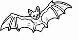 Bat Coloring Pages Outline Drawing Baby Bats Flying Printable Cricket Vampire Cute Color Kids Print Getdrawings Stellaluna Getcolorings Clipartmag Mlp sketch template