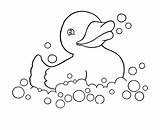 Rubber Duck sketch template