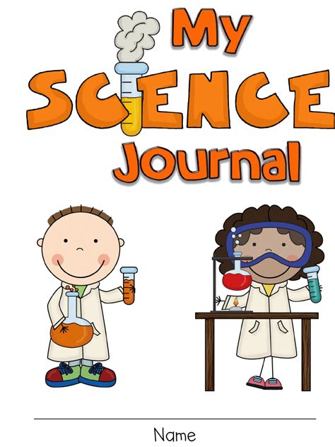 science journal cover    printables printablee
