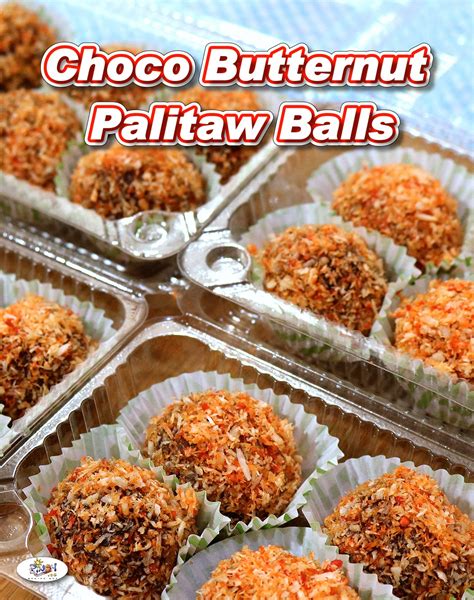 choco butternut palitaw balls recipe na pang negosyo pinoy recipe