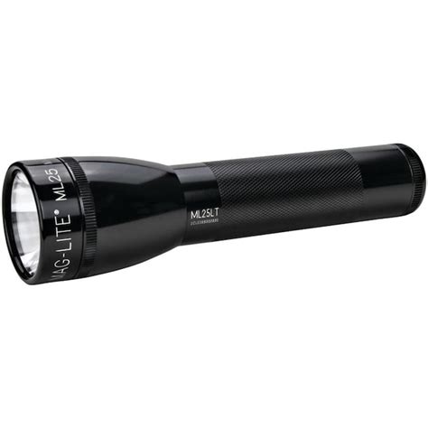maglite  lumen mllt led  cell flashlight black   flashlights department  lowescom