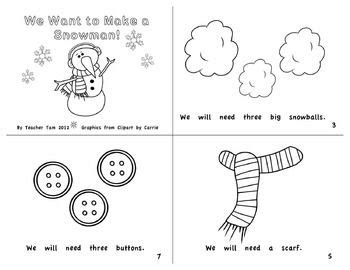 snowman stuff math  literacy freebie winter songs  preschool