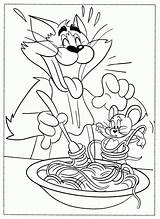 Coloring Pages Jerry Tom Spike Popular sketch template