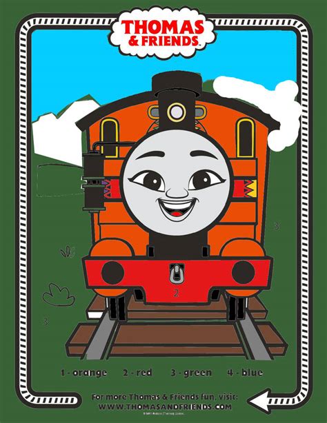 engines  nia coloring page colored  makskochanowicz