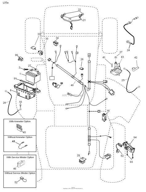husqvarna yth     parts diagram  electrical