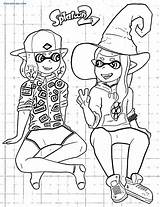 Splatoon sketch template