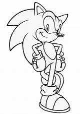 Sonic Coloring Pages Hedgehog Color Print Sheet Knuckles Pdfs Craft Superfast Hero Colors sketch template