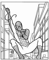 Spiderman Coloring Pages Homecoming Color Getcolorings Printable sketch template