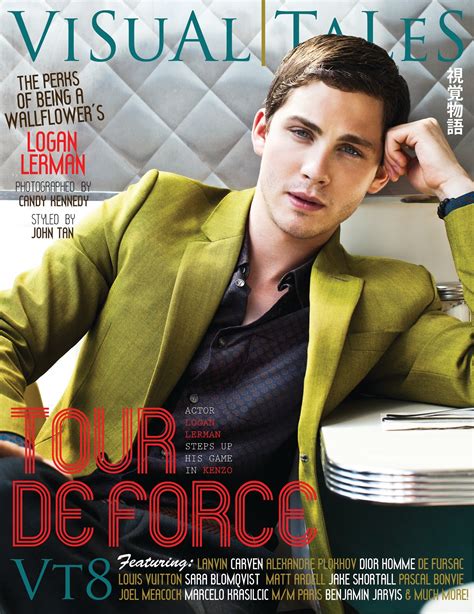 Logan Lerman For Visual Tales Oh Yes I Am