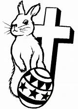 Easter Cross Coloring Pages Bunny Printables Colouring Color Sheets Christianity Lilies Kids Choose Board sketch template