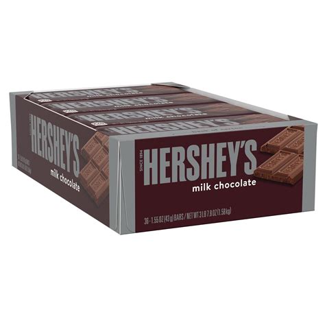 hersheys milk chocolate candy bulk individually wrapped  oz