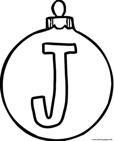 ornament  alphabet  coloring page printable