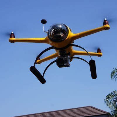amphibious hexho drone shoots  aerial  underwater video aerial amphibious drone