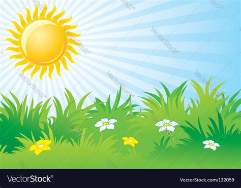 sunny day background royalty  vector image