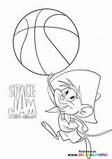 Jam Speedy Gonzales Squad Goon Duck Tunes Looney Basketball Brow sketch template