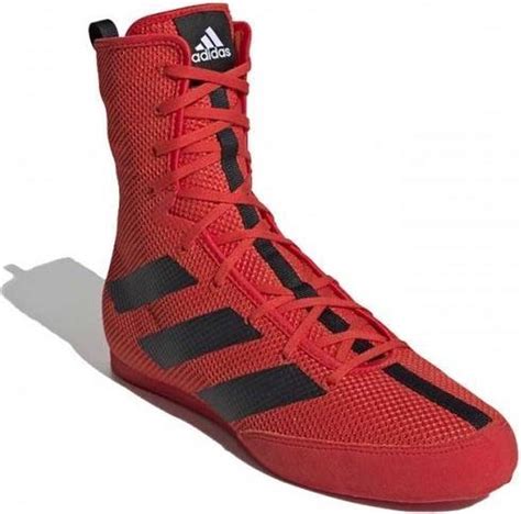 adidas boksschoenen box hog  rood maat   bolcom