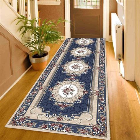 hallway runner kitchen rug  slip washable stair extra long narrow