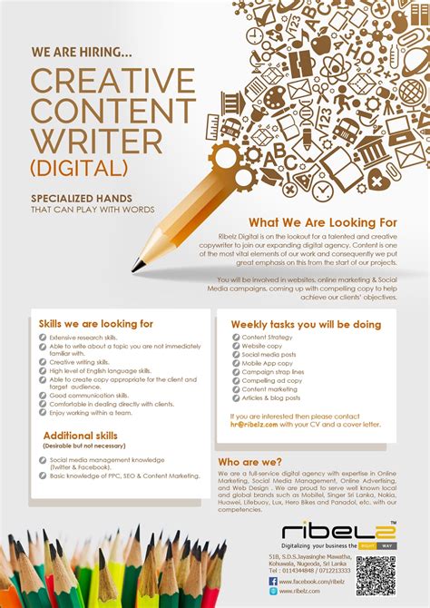creative content writer digital