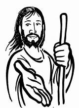 Christ Personnages sketch template