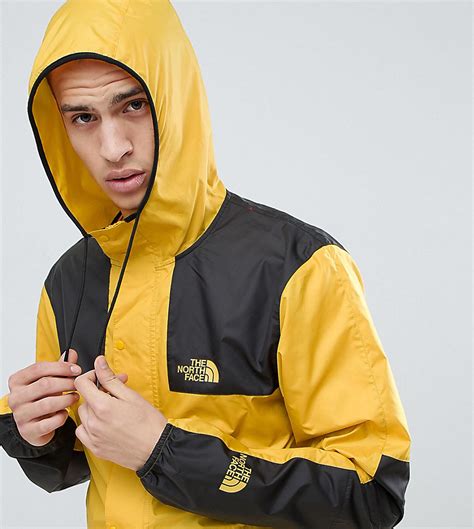 north face exclusive  asos mountain jacket  seasonal celebration  yellow yellow