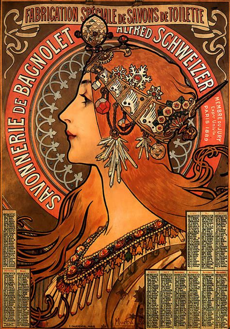 Alfons Mucha Art Nouveau Jugendstil Image 177779 On