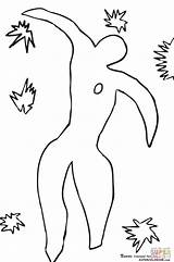 Matisse Henri Icare Supercoloring Stampare Chagall Miro Niños Arcimboldo Resultado Quadri Vanguardias Artisticas Ikarus Recortes Geométrico Maternelle Clases Fichas Icaro sketch template