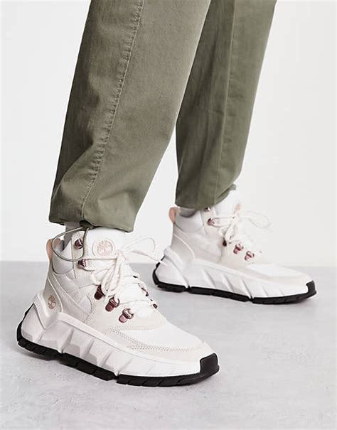 Timberland Turbo Hiker Boots In White Asos