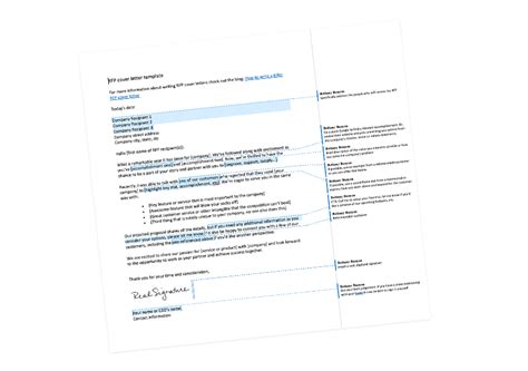 rfp cover letter template   template rfp