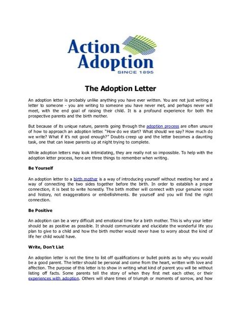 adoption letter