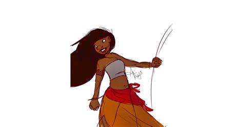 Moana Disney Princess Art Popsugar Love And Sex Photo 14