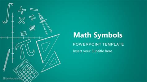 math themed powerpoint templates   printable templates