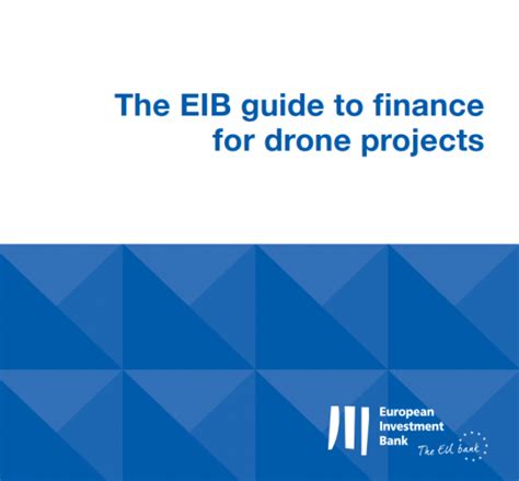 european investment bank publishes guide  financing drone projects unmanned airspace