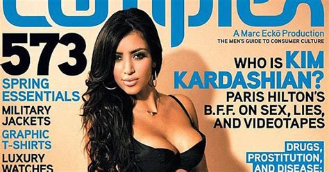 kim kardashian looks remarkably different for 2007 complex cover for interview where she denied