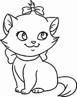Facile Mignon Chaton Gatto Gatti Kittens Kat Stampare Coloringhome Atuttodonna sketch template
