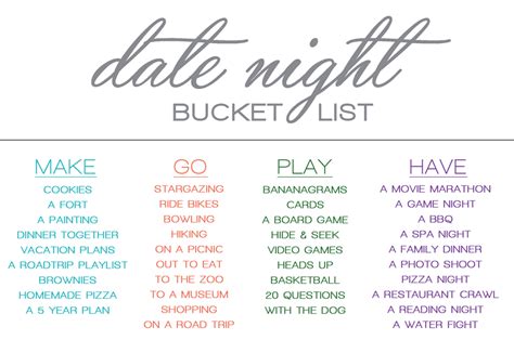 Date Night Printables Absolutelybositively