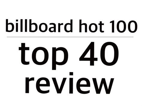 Billboard Hot 100 Top 40 Review August 2018 Nerd With An Afro