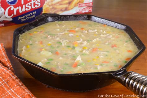 cast iron skillet chicken pot pie for the love of cooking
