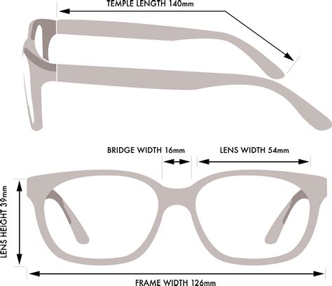 frame size guide glasses gallery prescription glasses online