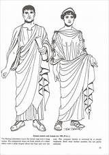 Roman Ancient Coloring Clothing Costume Toga Fashion Romana History Choose Board Rome Rainbowresource sketch template