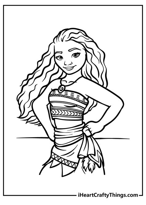 coloring pages moana