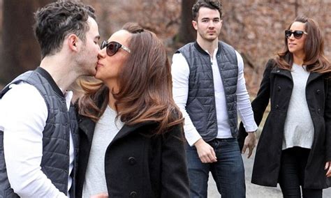 kevin jonas gushes over his heavily pregnant wife danielle as pair share a tender kiss daily