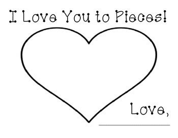 love   pieces printable template