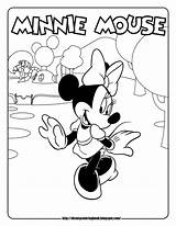 Mouse Mickey Coloring Clubhouse Pages Sheets Disney Minnie House Kids Club sketch template