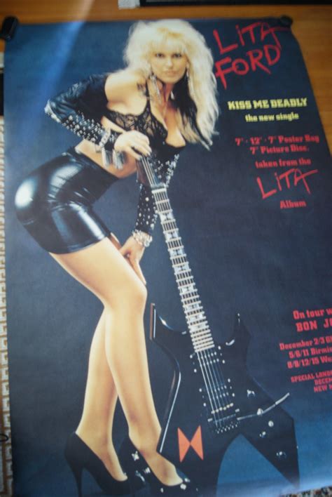 Lita Ford Promotional Tour Poster