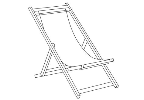 beach chair coloring page  printable coloring pages  kids